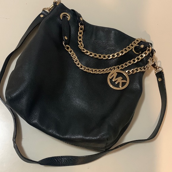 Michael Kors Leather Bucket Bag - Picture 1 of 14